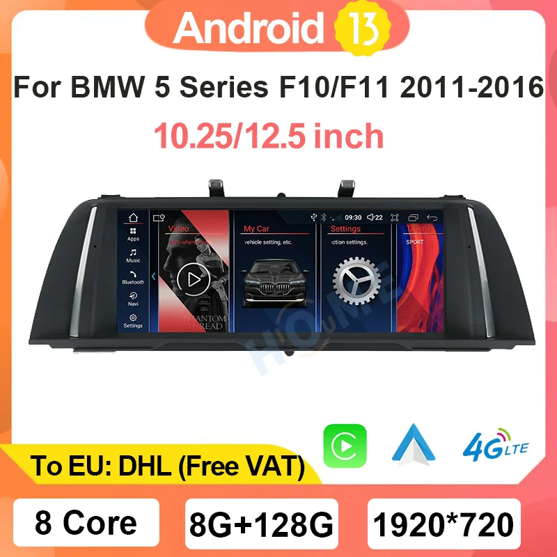 

Android AUTO Factory Price ID8 8Core Carplay For BMW 5Series F10 F11 Central Multimedia Vehicle Intelligent Screen Video Players