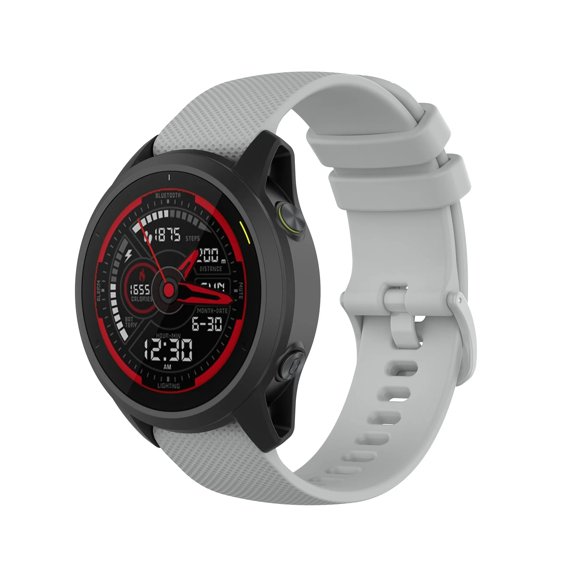 Enhanced Silicone Breathable Wristband Strap - Official 22mm/20mm