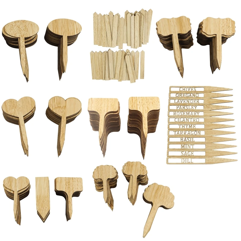 

Суккуленты бонсай, деревянные этикетки, прочные для творческого сада, двора, патио, многофункциональные суккуленты, растения