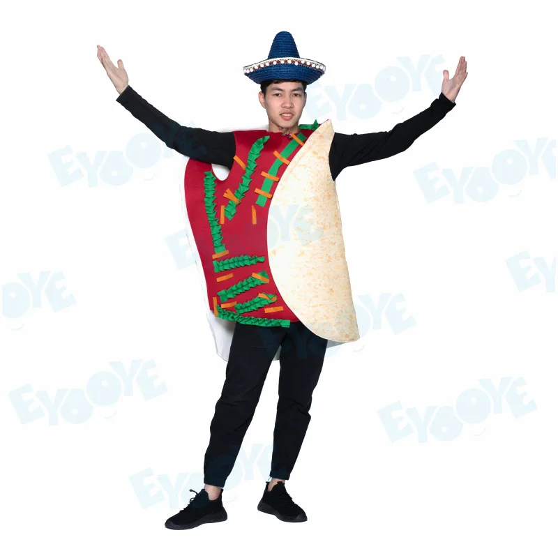 Funny Masquerade Carnival Party Mexican Costumes Parent-Child Same Cosplay Stage Role-playing Performance Costumes Without Cap