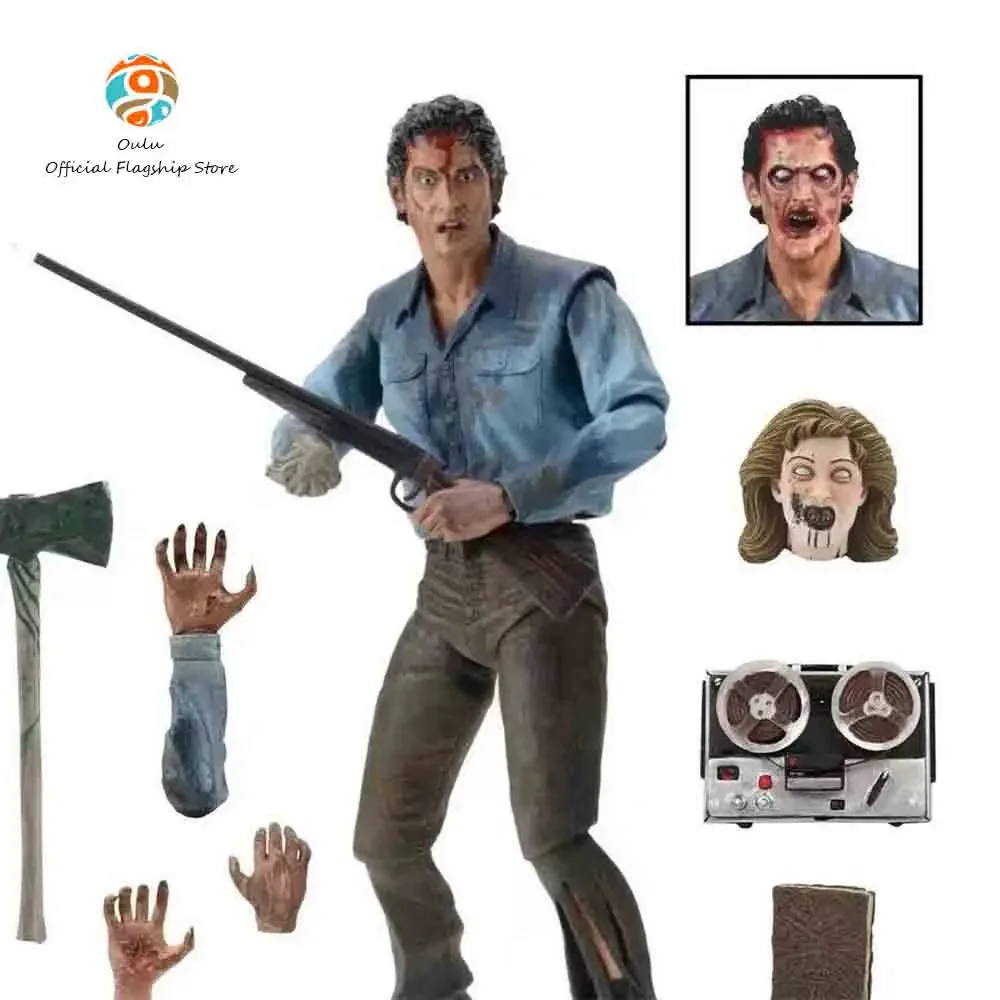 

Фигурка Neca Ash Vs Evil Dead из аниме, серия Ash, фигурка, роскошная версия, экшн-фигурки из ПВХ, рождественский подарок для детей, игрушки