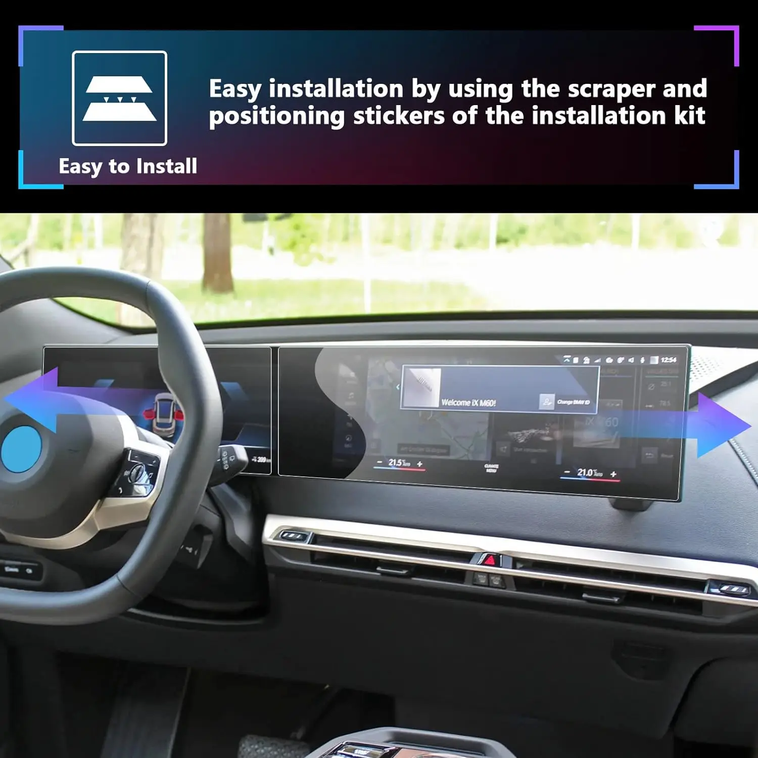 MEXWLOP Film Protecteur D'écran TPU 2024 2023, For BMW, X5