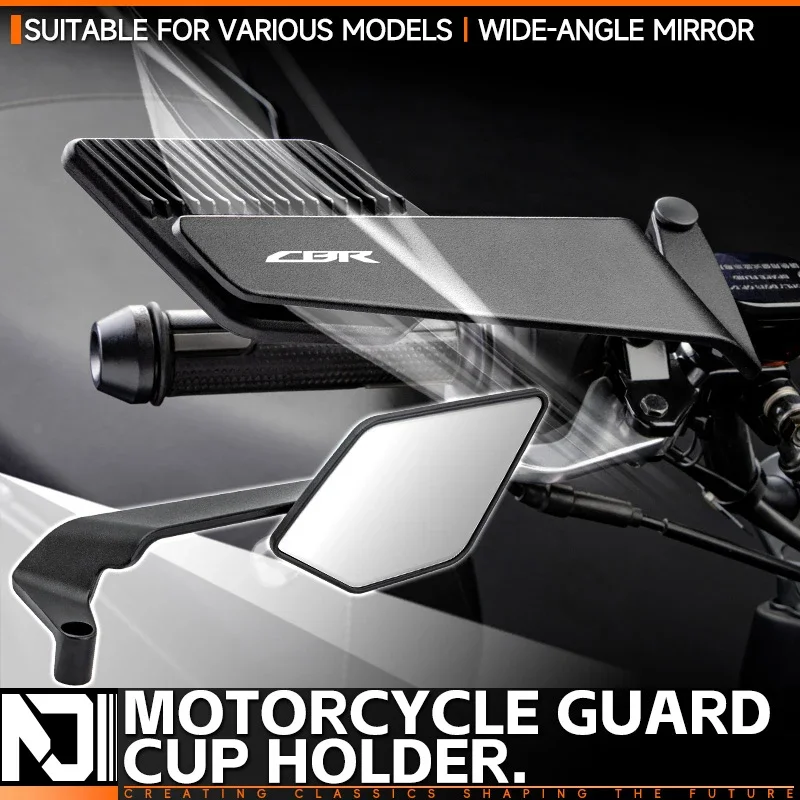 혼다 CBR CBR500R CBRFIREBLADE FIREBLADE CB650R CBR-900RR 용 안개 방지 눈부심 방지 접이식 바람 날개 오토바이 백미러