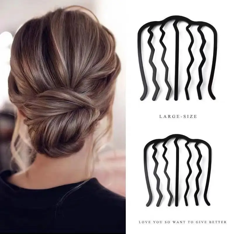 Hair Accessory Simple Lazy Person Hair Curler Hairpin Accessories for Women Ball Head Curling Tool U-shaped Comb Braided Hair Artifact Headwear hair accessory pearl hairpins hair stick hair clip hair headdress bridal headwear hair band crown hair comb
