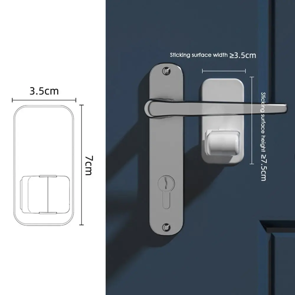 Door Handles Anti-Opening Fixed Lock for Children Cat