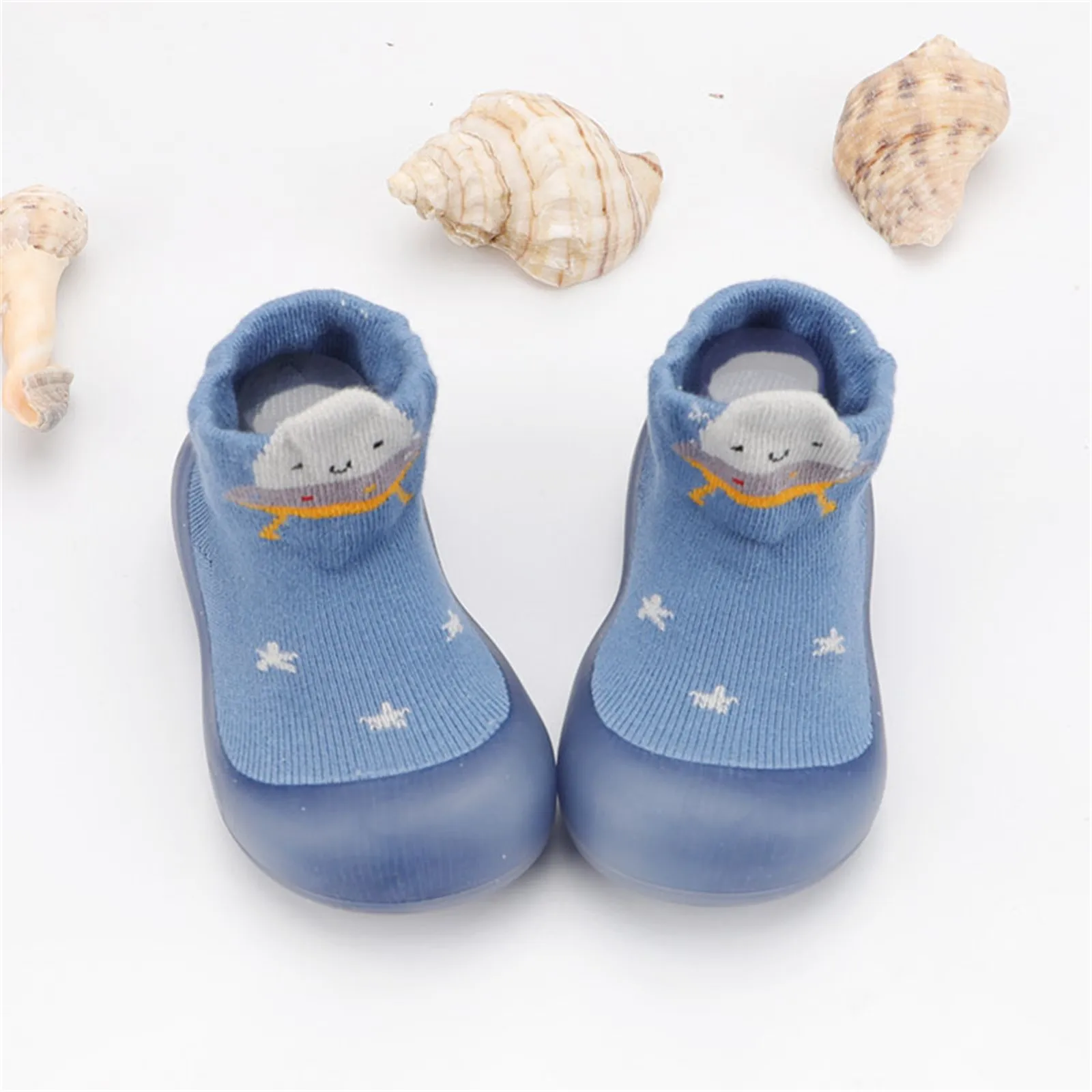 Children's Floor Socks New Cartoon Printing Anti Drop Heel Children's Shoes Girls Boys Soft Bottom Breathable Home Floor Socks Athletic Socks Baby Socks
