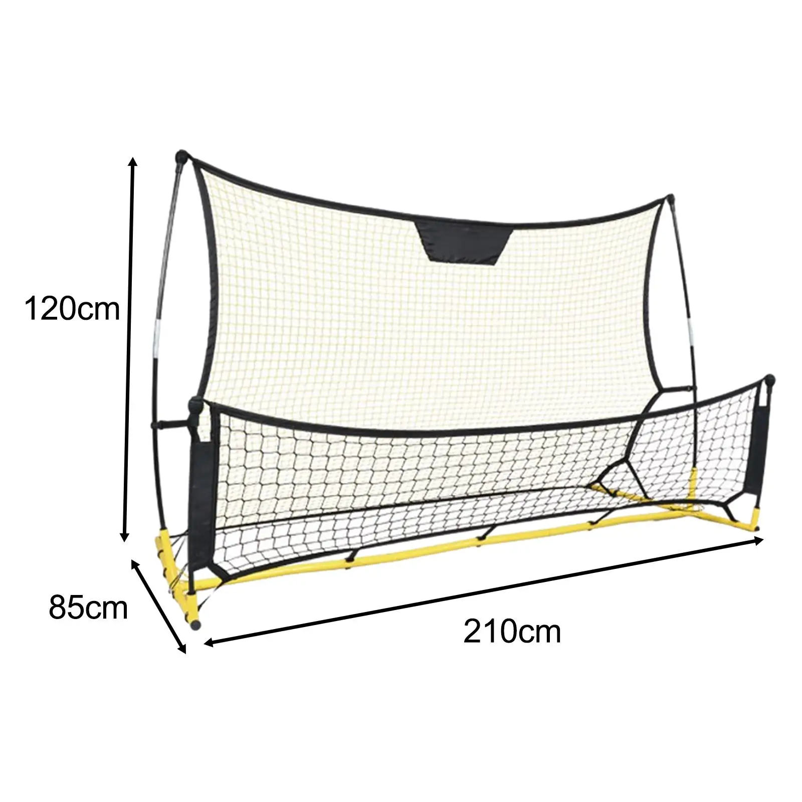 Soccer Rebounder Net, Soccer Trainer Football Rebound Net Practice Soccer Net Training for Children Volley Boys Girls Yard