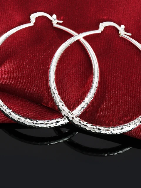 Boucles d'oreilles créoles circulaires pour femmes, breloques de 3CM, jolis bijoux à la mode pour fête de mariage, cadeaux de vacances