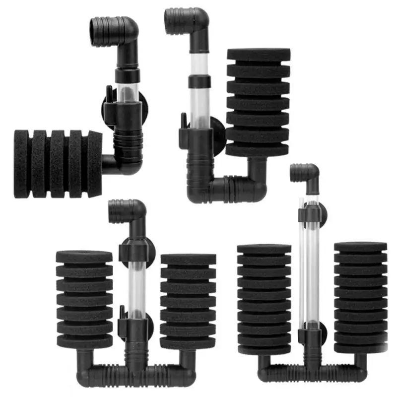 Bio Sponge Filter Fish Tank Filter Sponge Filter Aquarium Biochemical Sponge Filter Fish Tank Air Pump XY-2822 2