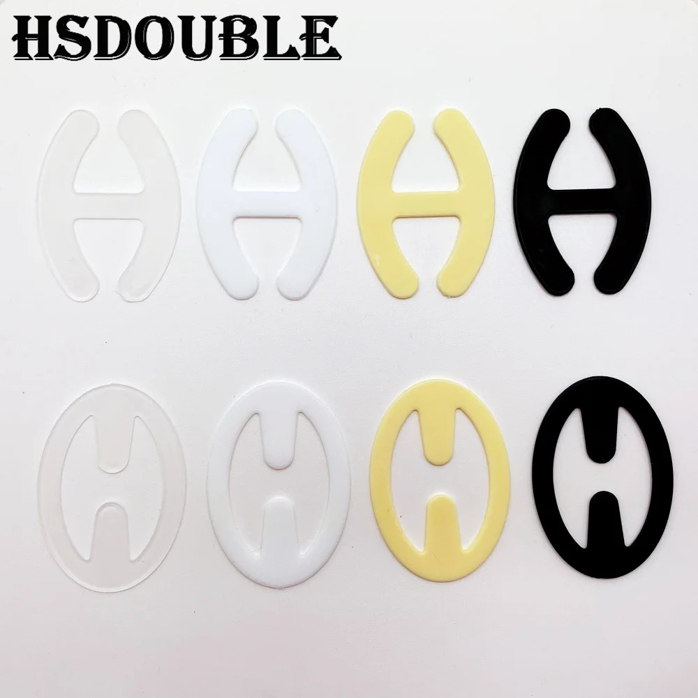 Underwear Bra Buckle Invisible Shadow-Shaped Back Intimates Accessories Clips Strap Holders 4 Pcs/Pack