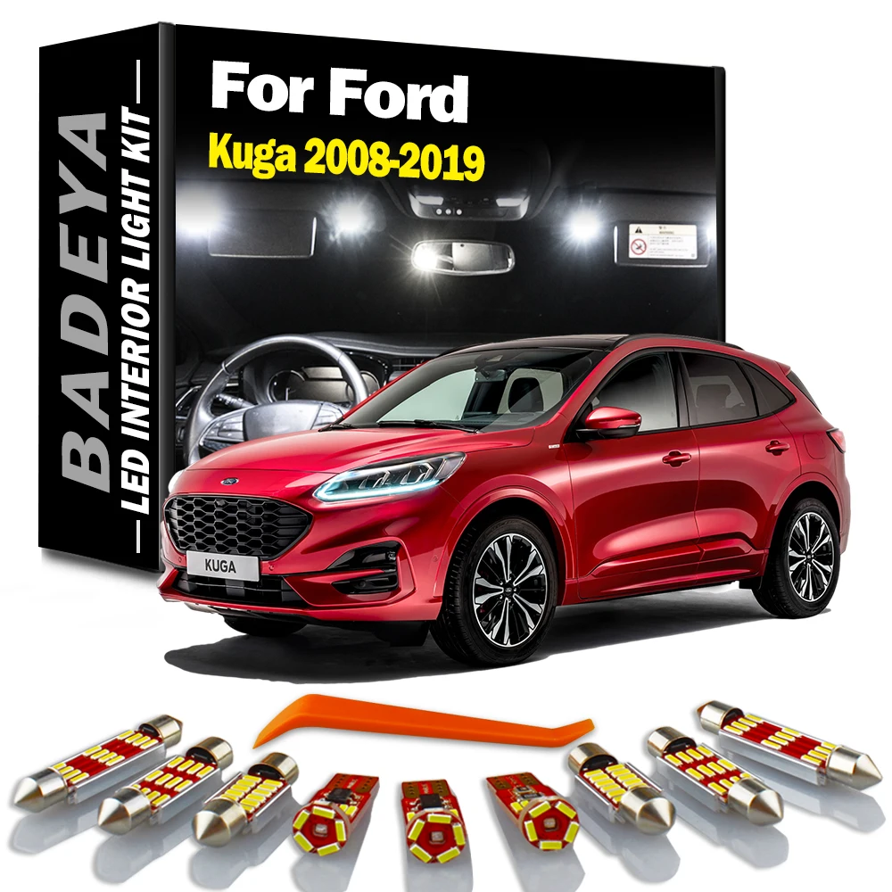 Shift bag Fur Ford Kuga I 2008-2012 leather Kuga black + frame