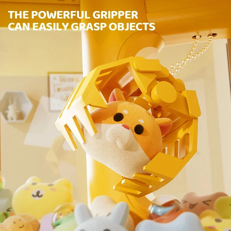 Dinosaur Claw Machine for Kids Animal Doll Machine Toy for Kids Mini Cartoon Claw Crane Machine Home Doll Grasping Machine Gifts