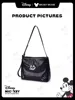 Disney Black Mickey Planet Tote Pack Large Capacity Crossbody Shoulder Bag For Women Brand Premium Leather Underarm Bag 3
