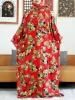 2025 coton musulman dame Abayas Ramadan vêtement de prière dubaï turquie moyen-orient Femme Robe ample Robe africaine Turban Joint
