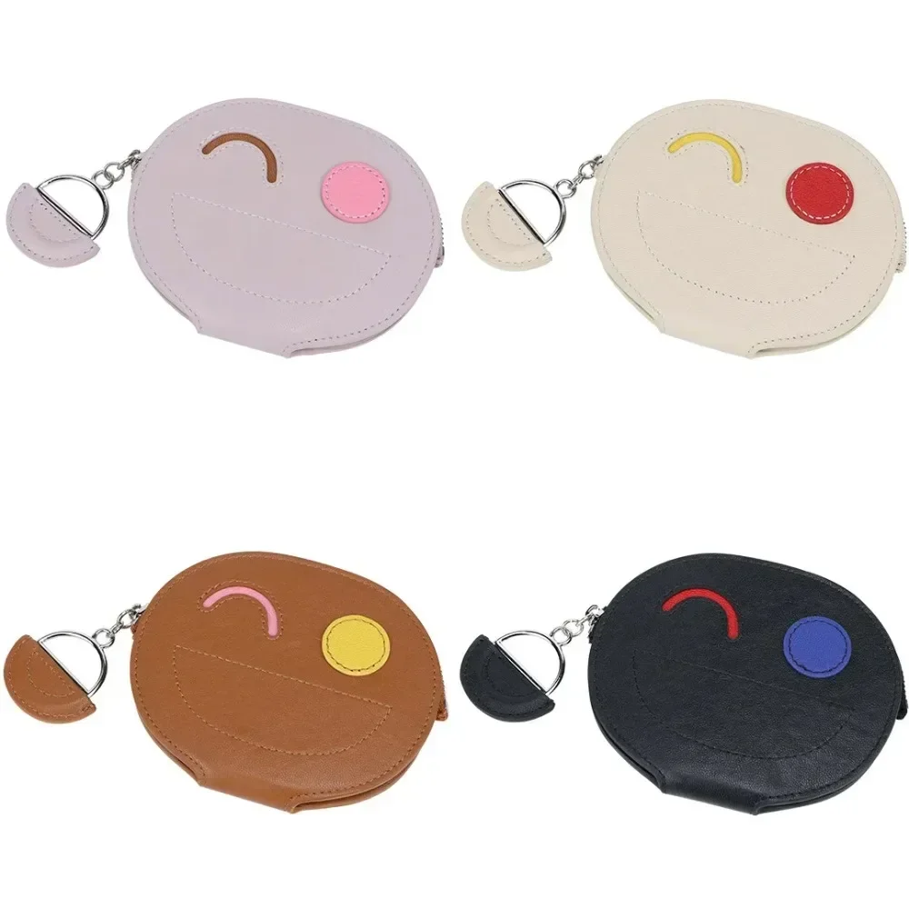 URBAN MASTER Cute Zipper Coin Purse for Women Genuine Cow Leather Mini Creative Card Holder Fashion Casual Small Wallet 1444
