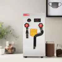 Milk Frother,8L/ 2.1Gal Full-Automatic Steam Boiling Water Frothing Machine with LED Display, Milk Foam Maker for Espresso Coffe 2