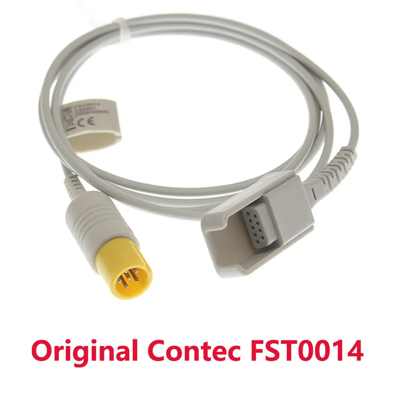 

Original Contec FST0014 For CMS5100/6000/7000(Plus)/8000/9000/9200(Plus) TS1/13/15 Ormal Digital Spo2 Probe Extension Cable