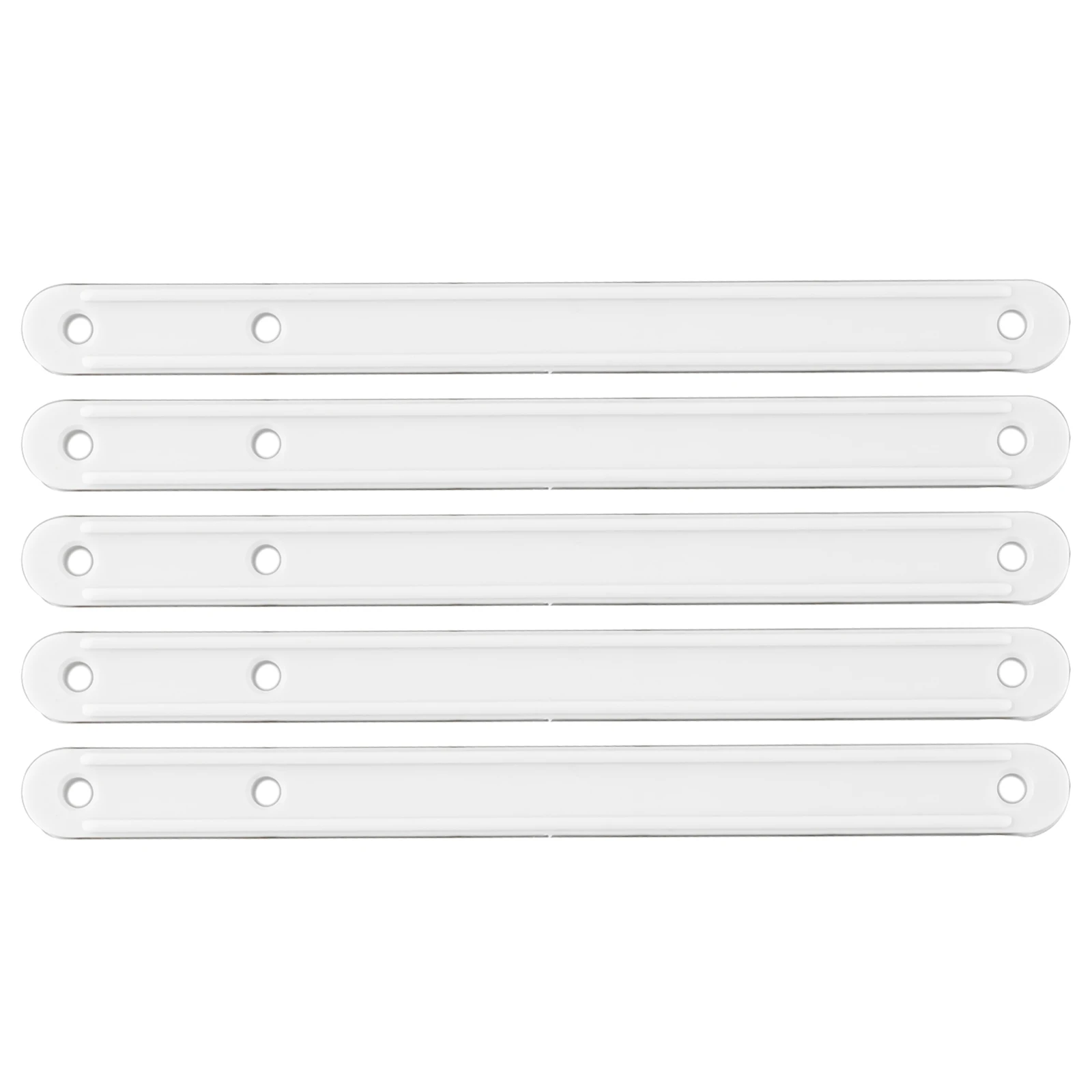 10pcs Drawer Runners 180/235/298mm Plastic Draw Rail Plastic Drawer Slides Drawers Cabinets Home Improvement Parts