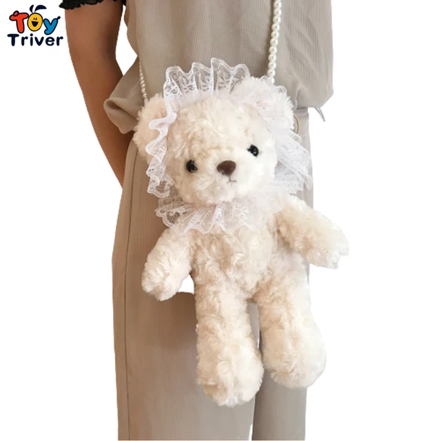 Cute Cartoon Chain Teddy Bear Cellphone Bag Crossbody Bag | SHEIN