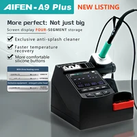 AIFEN A9 Plus  Soldering Station Compatible Soldering Iron Tip 210/245/115 Handle Control Temperature Welding Rework Station 2