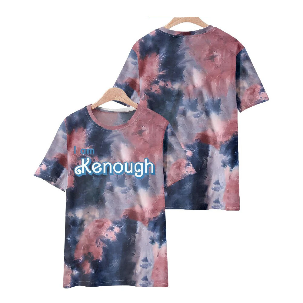 Tie Dye Short Sleeve Casual T Shirt for Men Women Summer