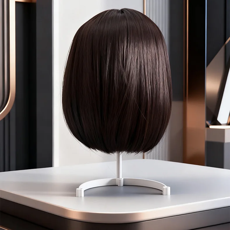 여러 가발을 위한 가발 스탠드, 걸이형 디스플레이 랙, 스타일링용 가발 홀더, 플라스틱 보관 정리대, 가발 랙 스탠드