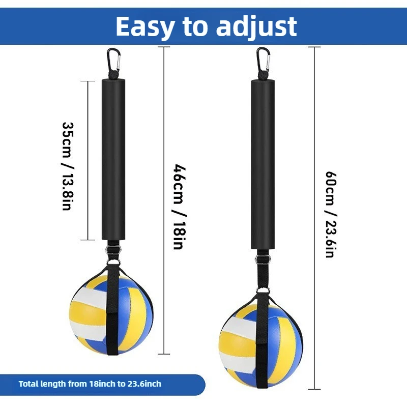 Practice Volleyball Spike Training Accessories Adjustable Trainer Volleyball Assist System Outdoor Volleyball Training Sports.