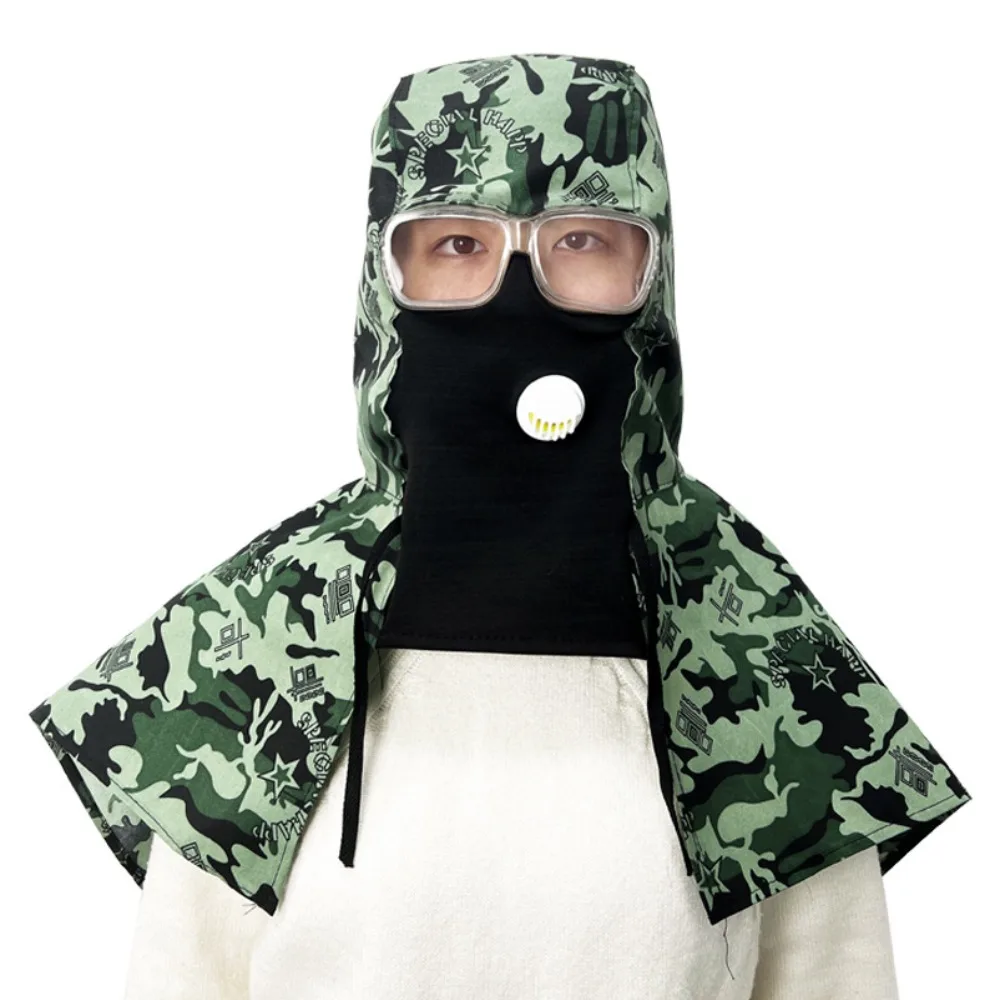 Full Protective Welding Hood for Men Women Washable Welding Neck Cover Sportswear Accessories Outdoor Sun Protection