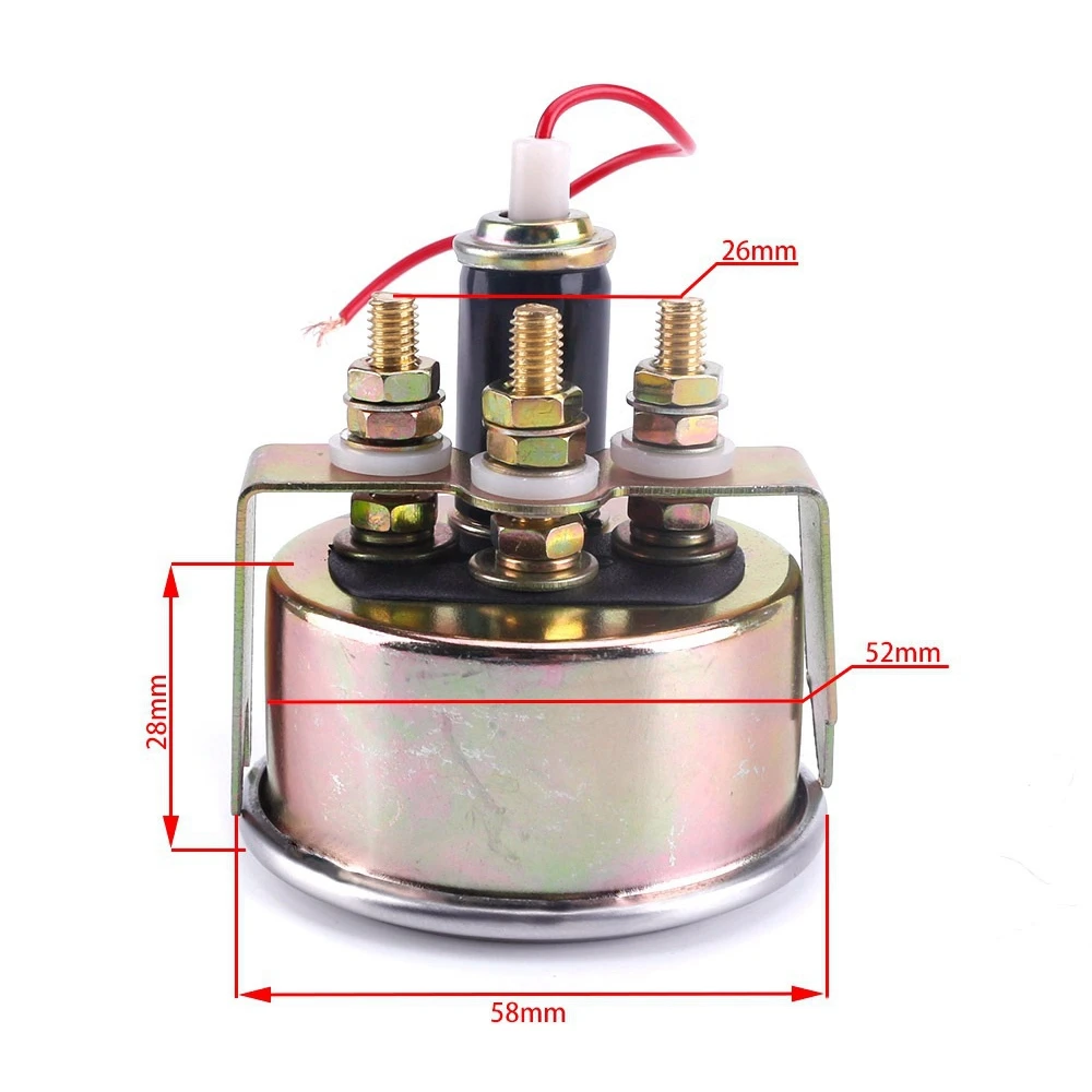 자동차 디지털 오일 프레스 압력 게이지, LED 0-100PSI, 12V, 2 인치, 52mm