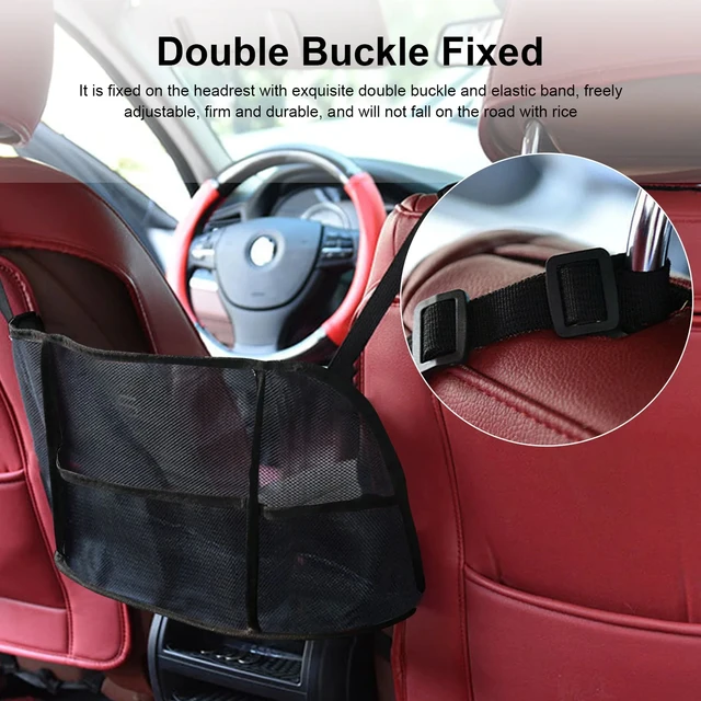 Car Net Pocket Handbag Holder Organizer Seat Side Storage Mesh Net