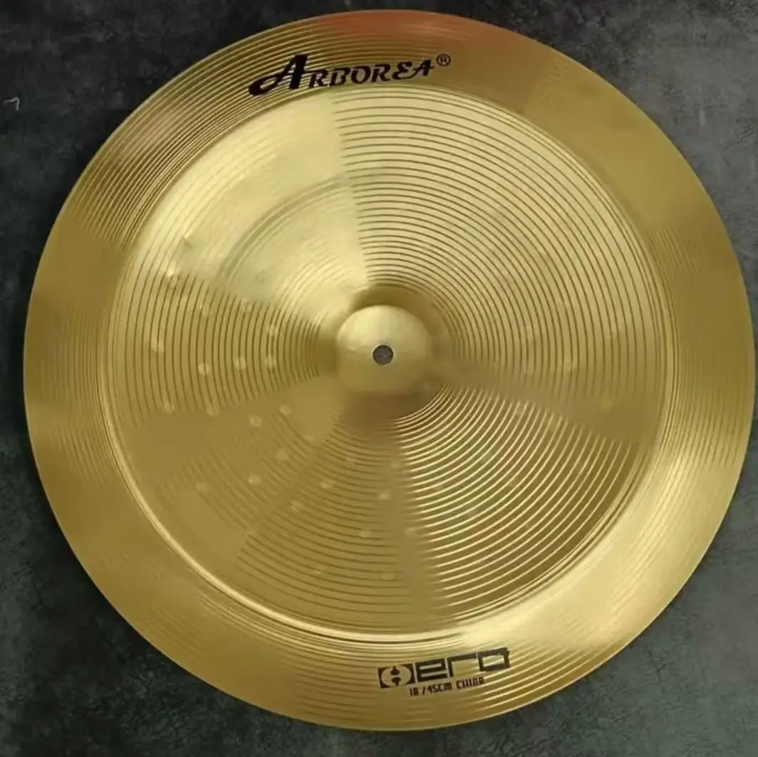 Different Colors Arborea Cymbal Hero Series 18" Crash/China/Ozone Alloy Effect Cymbals for Drummer Daily Practice Best Gifts