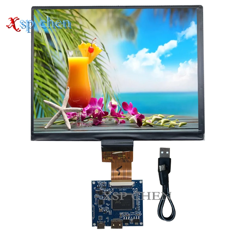 

Плата управления жк-дисплеем IPS 8 дюймов, совместима с Mini HDMI, с пандой, Raspberry Pi, монитором пк