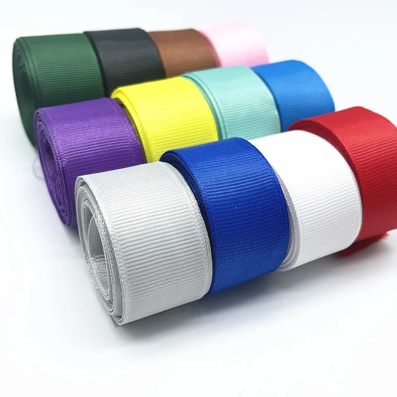 5yards 10mm 15mm 25mm 38mm 50mm Colours Grosgrain Ribbon for Christmas Wedding Decoration DIY Sewing Handmand Crafts ribbon decoration ribbon supplies grosgrain ribbon christmas ribbon sewing ribbon