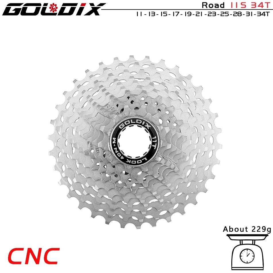 GOLDIX Ultralight Road Cassette 11S/12Speed Bicycle