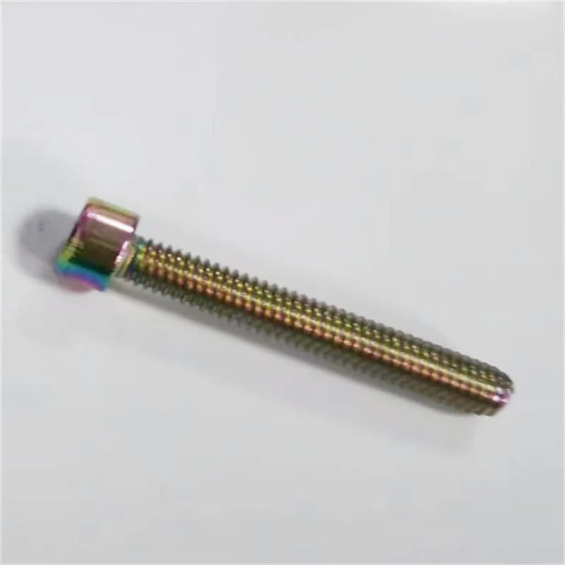 Hex Socket Cap Head Screw 5pcs-10pcs DIN912 Titanium-plated Colorful Stainless Steel M3 M4 M5 M6