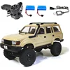 WPL C54-1 RC CAR C54 CAR LC80 Crawler Simulate Full Scale 260 Motor Off Road Climbing Monsterk WPL 4WD Kids Gift 1
