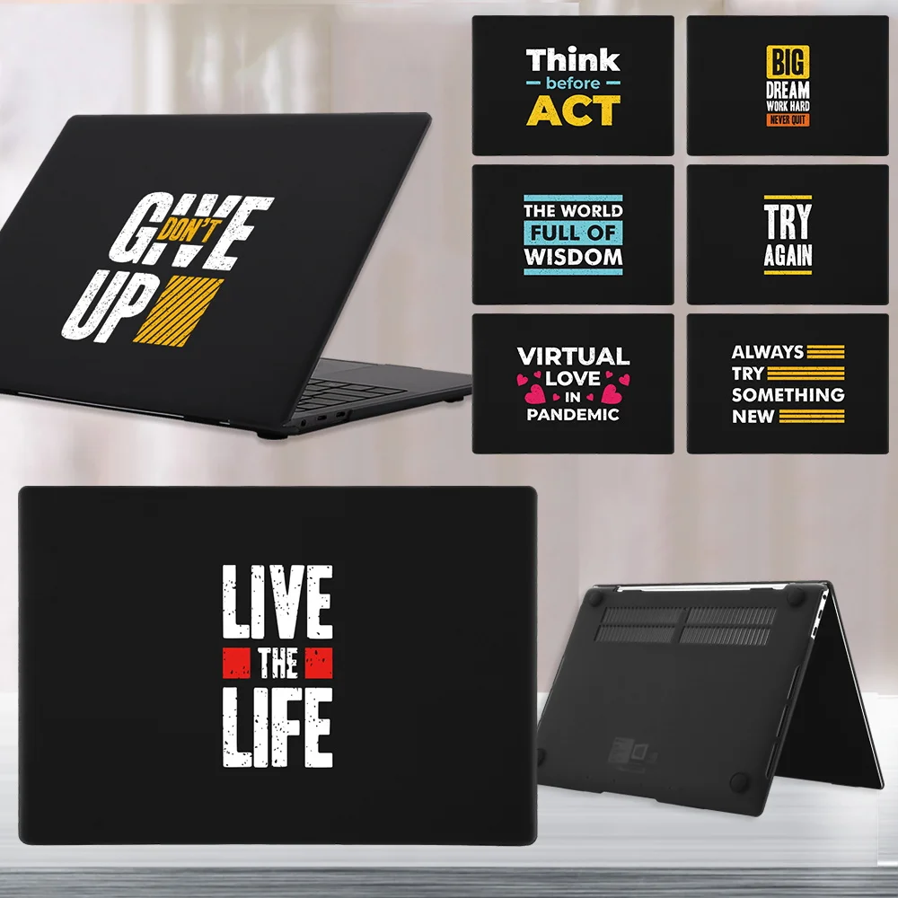 2022 Custodia Per Laptop Stampa Frase Per Huawei Honor Magicbook 14 15/X14 X15/Honor Magicbook Pro 16.1 Custodia Cover In Plastica Opaca