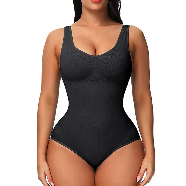 Shapewear Bodysuit For Women Tummy Control Body Suit Full Body Shaper  Sculpting Slimming Bodysuit Faja Thong Compression