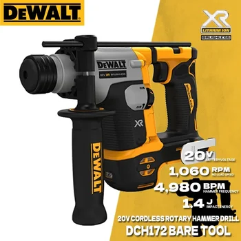 Dewalt 무선 로터리 해머, DCH172 20V 최대 5/8 인치 브러시리스 모터, SDS 플러스 전동 공구, Dewalt 충전식 임팩트 드릴