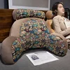 Retro Lumbar Support Large Cushion Bedside Reading Playing Sofa Cushion Home Bedroom Office Waist Protection Pillow Removable 2