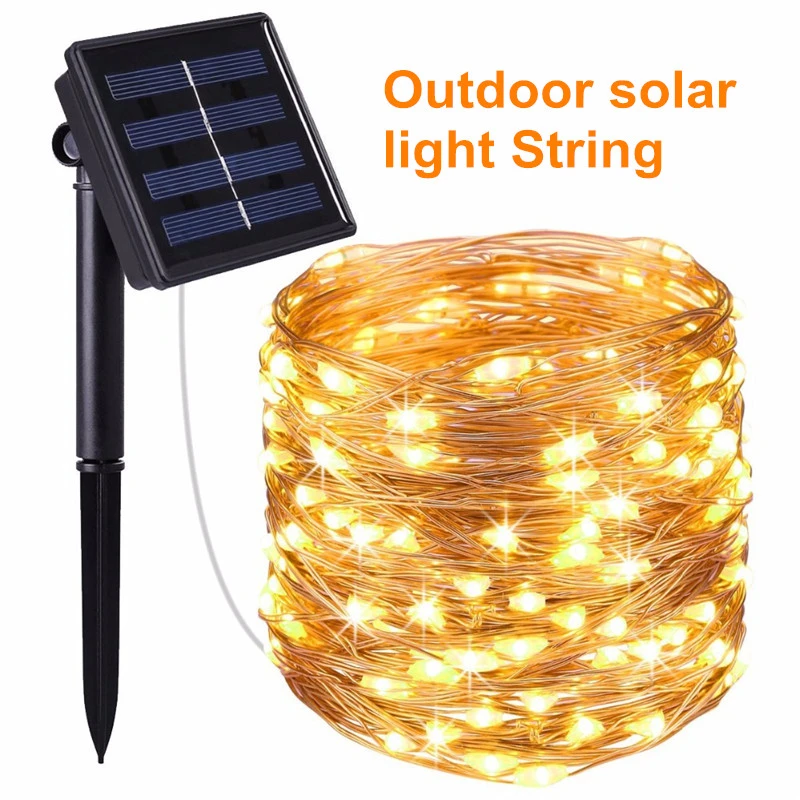 cheap solar lights Outdoor Waterproof Solar Led Light Outdoor Garland Solar Power Lamp Garden Lights Christmas Party Garden Solar Lamp Decoration solar stake lights