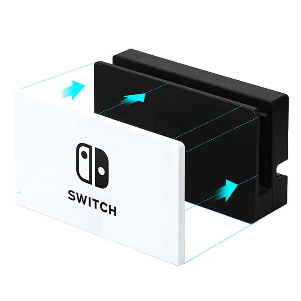 Nintendo switch 2024 dimensions in dock