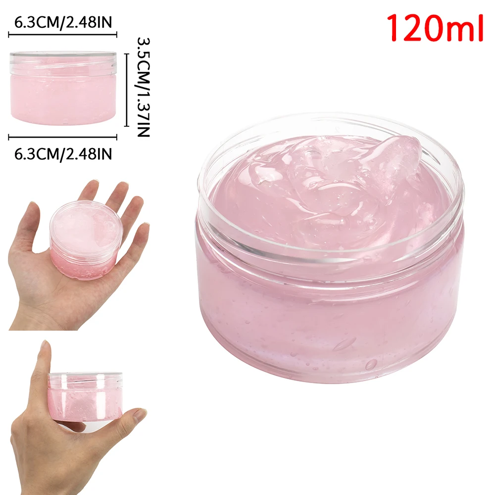 120ml Galaxy Slime Kit Stuffers Gift Toys Snot Clear Slime Stress Relief Toys Putty Party Favors Bubble Slime Christmas Gifts 5