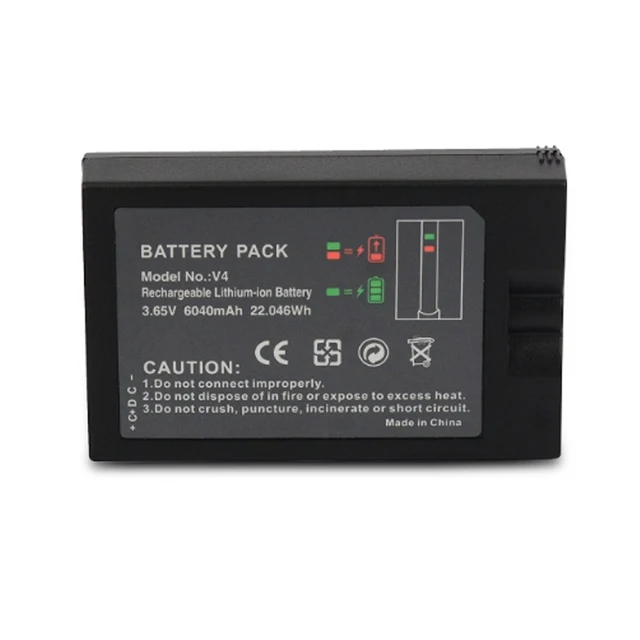 Batería Ring 6040mah 3.65v Repuesto Para Batería Ring De 6040 MAh, Baterías Recargables Para Cámara Con Estación De Carga, Compatible Con Timbre De Video Ring 2/3/3 Plus/4, Ring Stick Up Cam, Spotlight