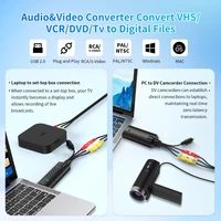 RCA Video Capture Video Capture Card RCA to USB Video Converter VHS DV VCR DVD to Digital Converter for PC TV MAC Windows Vista - Image 3