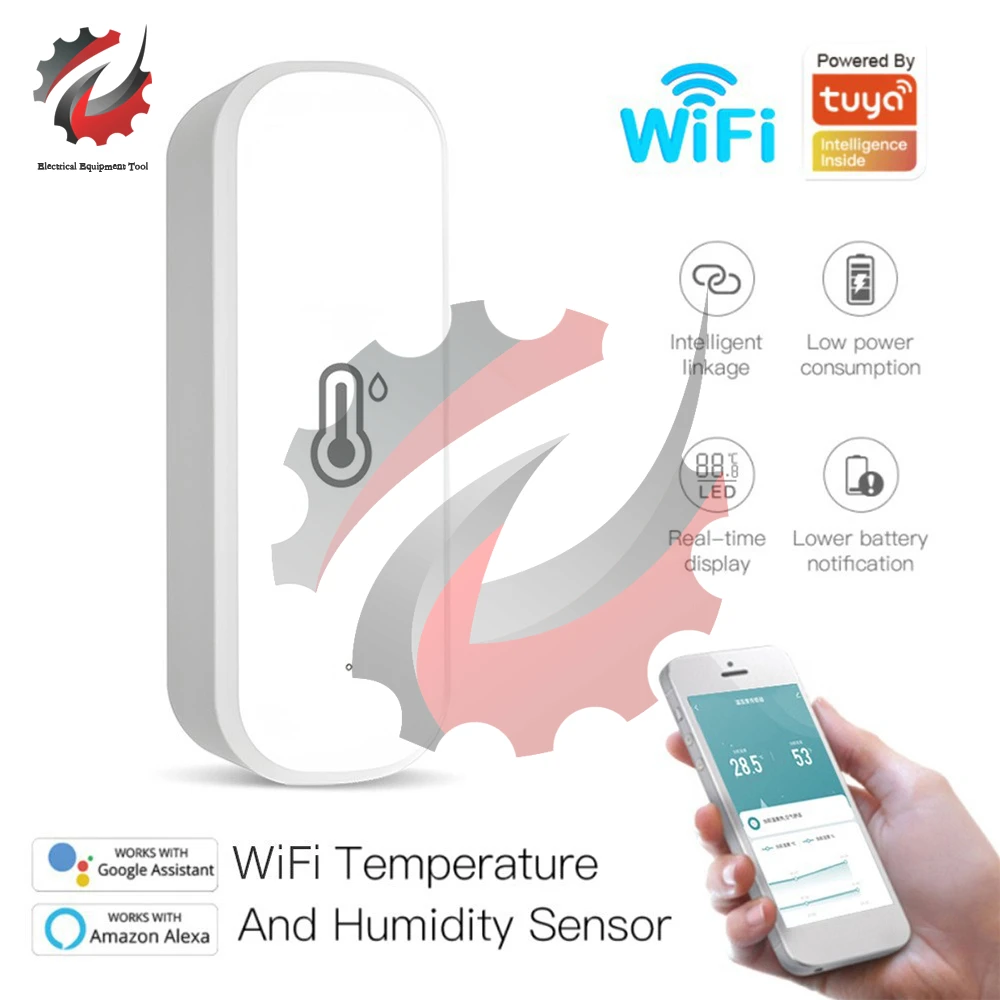 Tuya ZigBee / WiFi Temperature Humidity Sensor Indoor Thermometer For