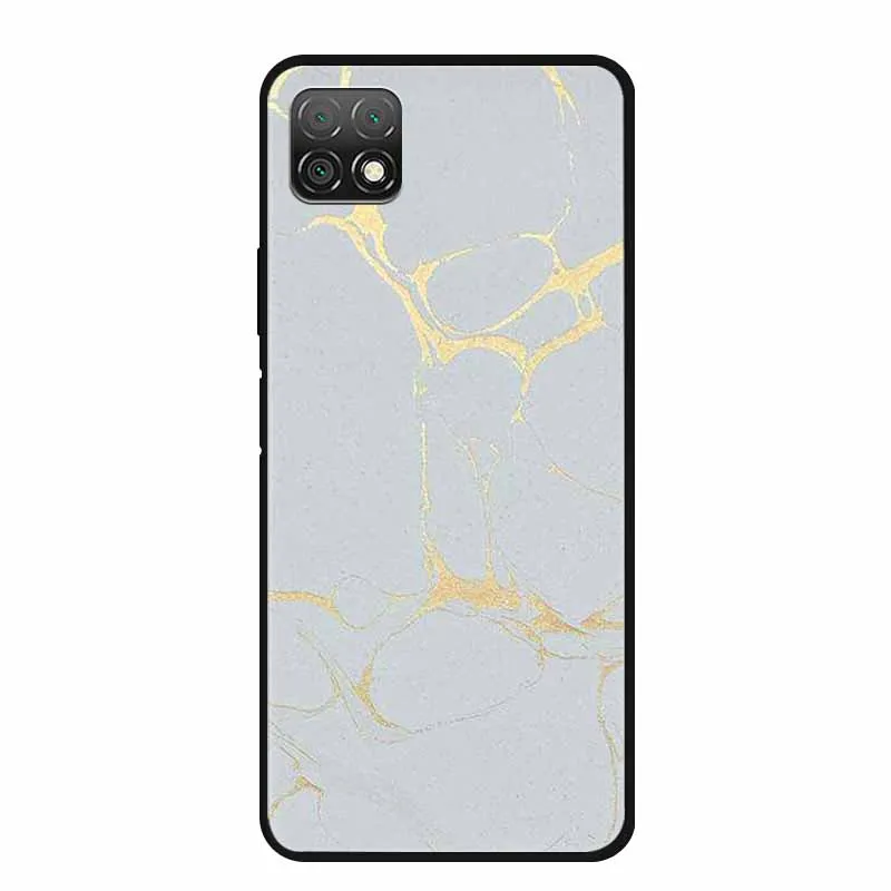 Marble Soft TPU Silicone Phone Case with Fashionable Cartoon Design