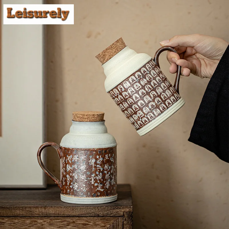 500ml-Chinese-Dunhuang-Buddha-Warm-Water-Pot-Old-Rock-Mud-Brewing-Tea ...