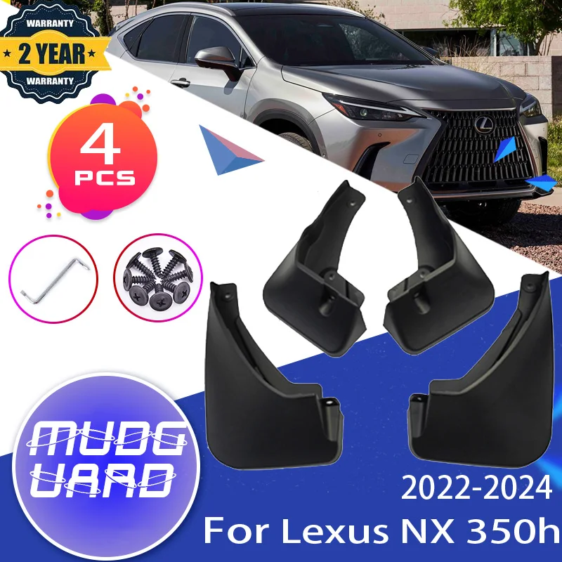 

Автомобильные брызговики для Lexus NX 350h NX350 400h 450h 2022 2023 2024, передние и задние брызговики, брызговики, аксессуары для брызговиков