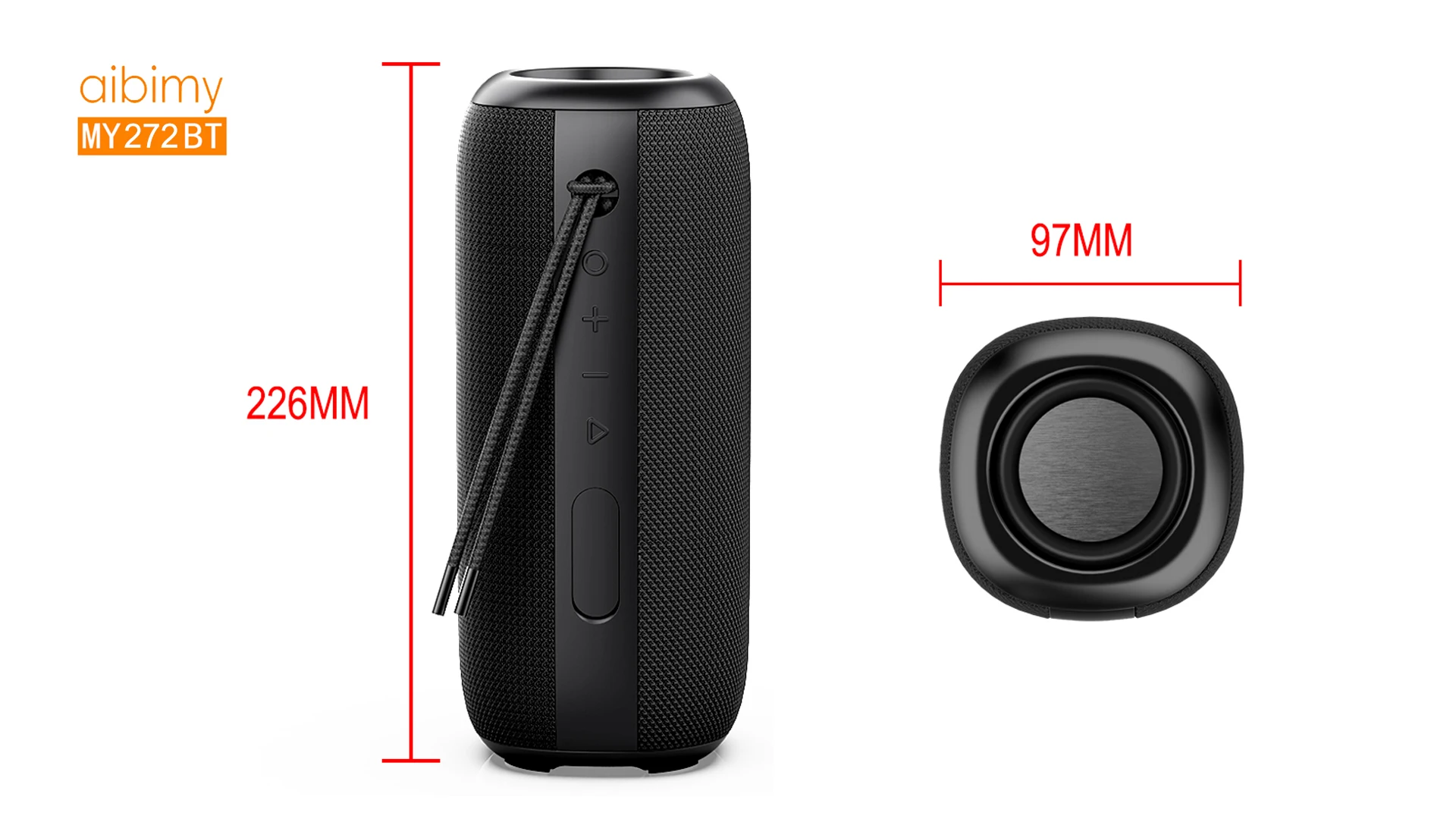 EONKO MY272BT 30W Deep Bass Stereo IPX6 Waterproof Wireless Bluetooth Speaker with TF USB TWS 5